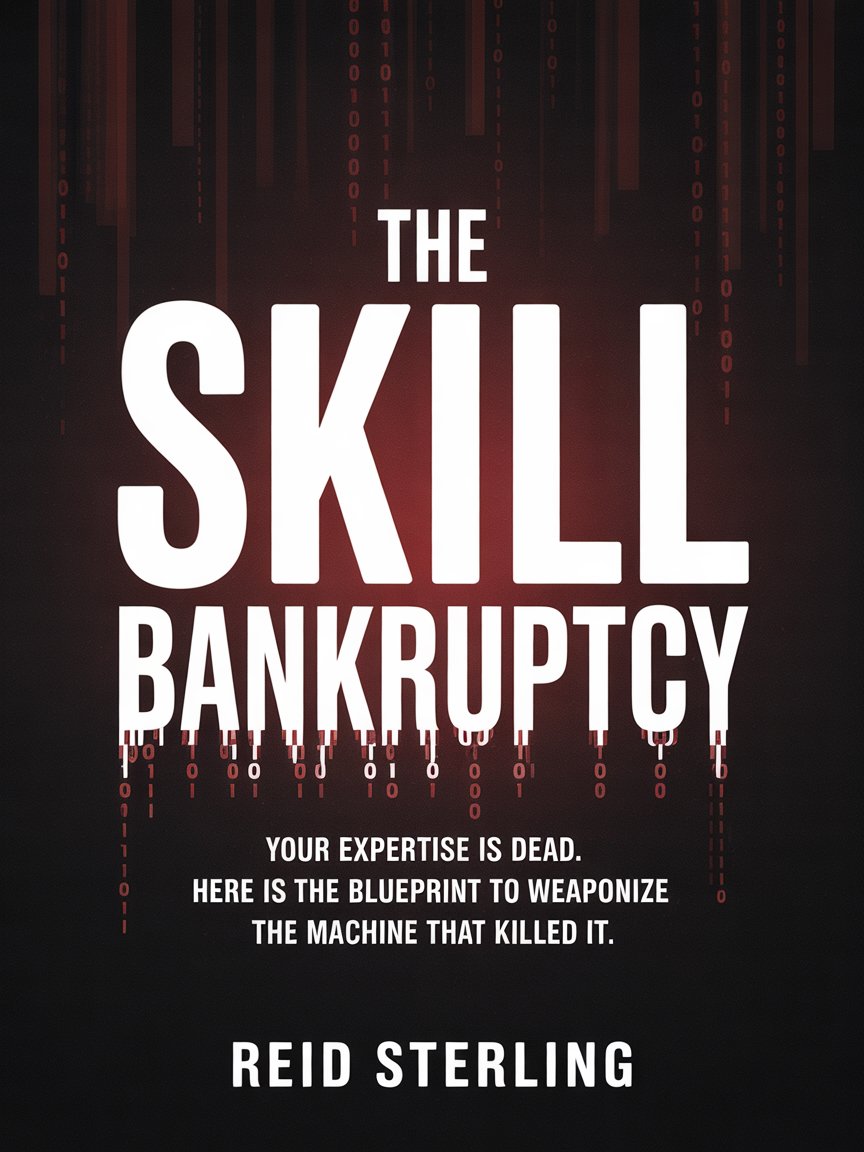 The Skill Bankruptcy — Book cover by Reid Sterling